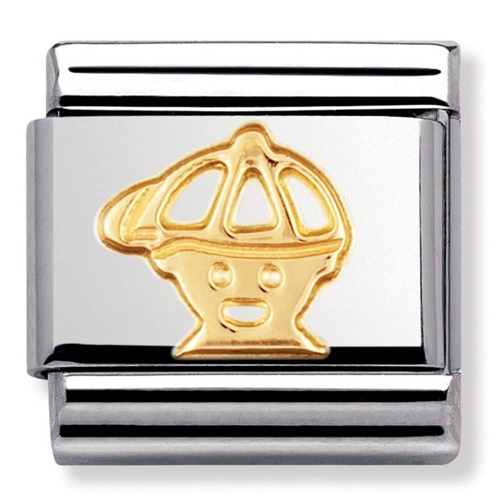 NOMINATION Gold Boy Charm 030110-04