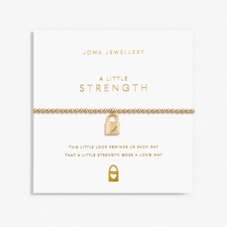 Joma Jewellery Gold A Little 'Strength' Bracelet 6184