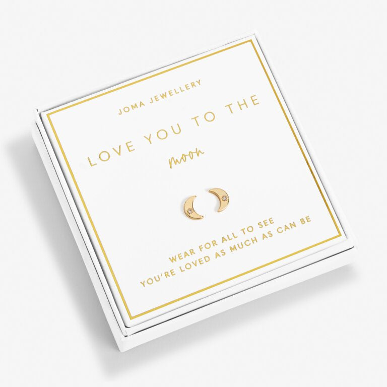 Joma Jewellery Beautifully Boxed 'Love You To The Moon' Earrings 6236