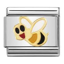 NOMINATION Gold Bee charm 030211-11