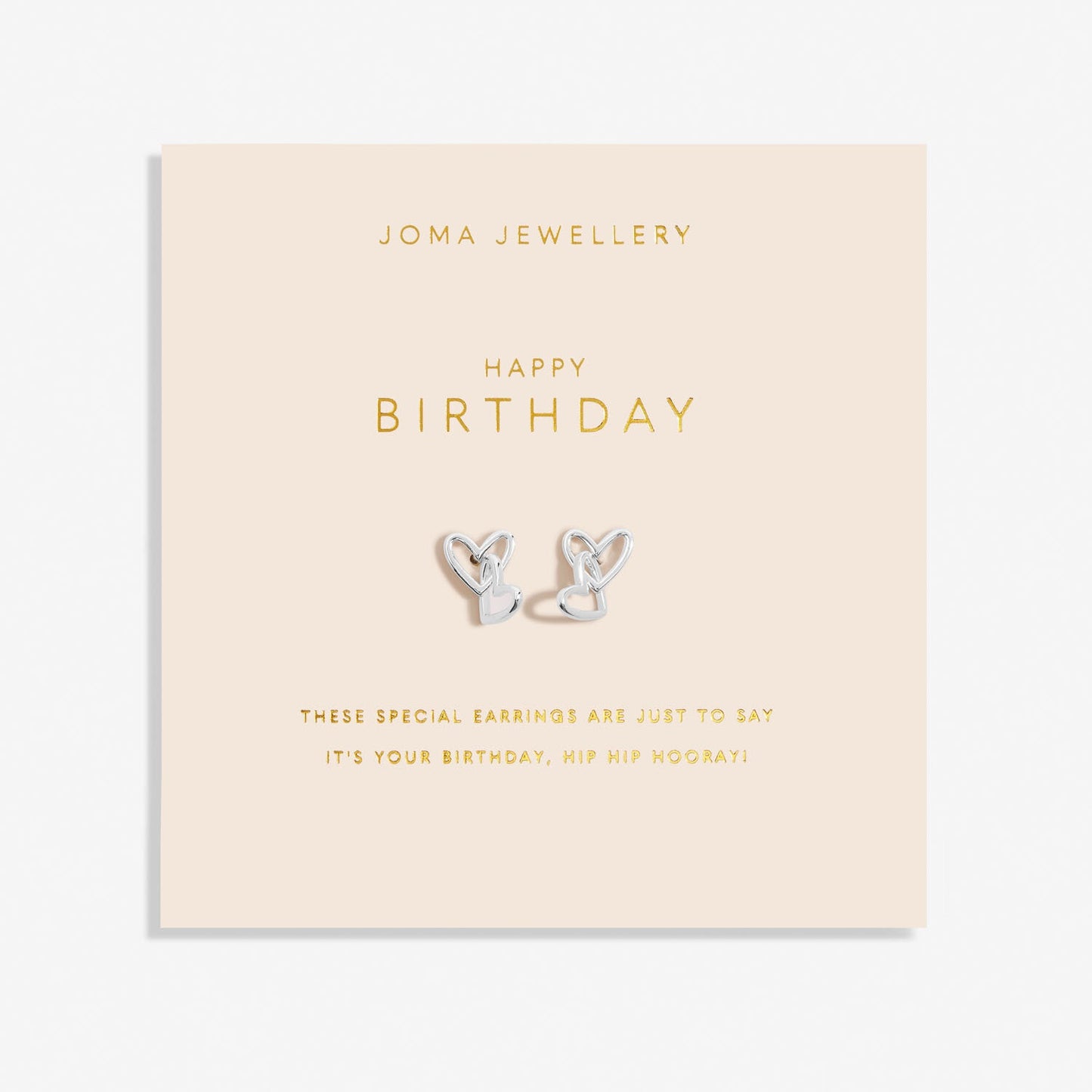Joma Jewellery Forever Yours 'Happy Birthday' Earrings 6759