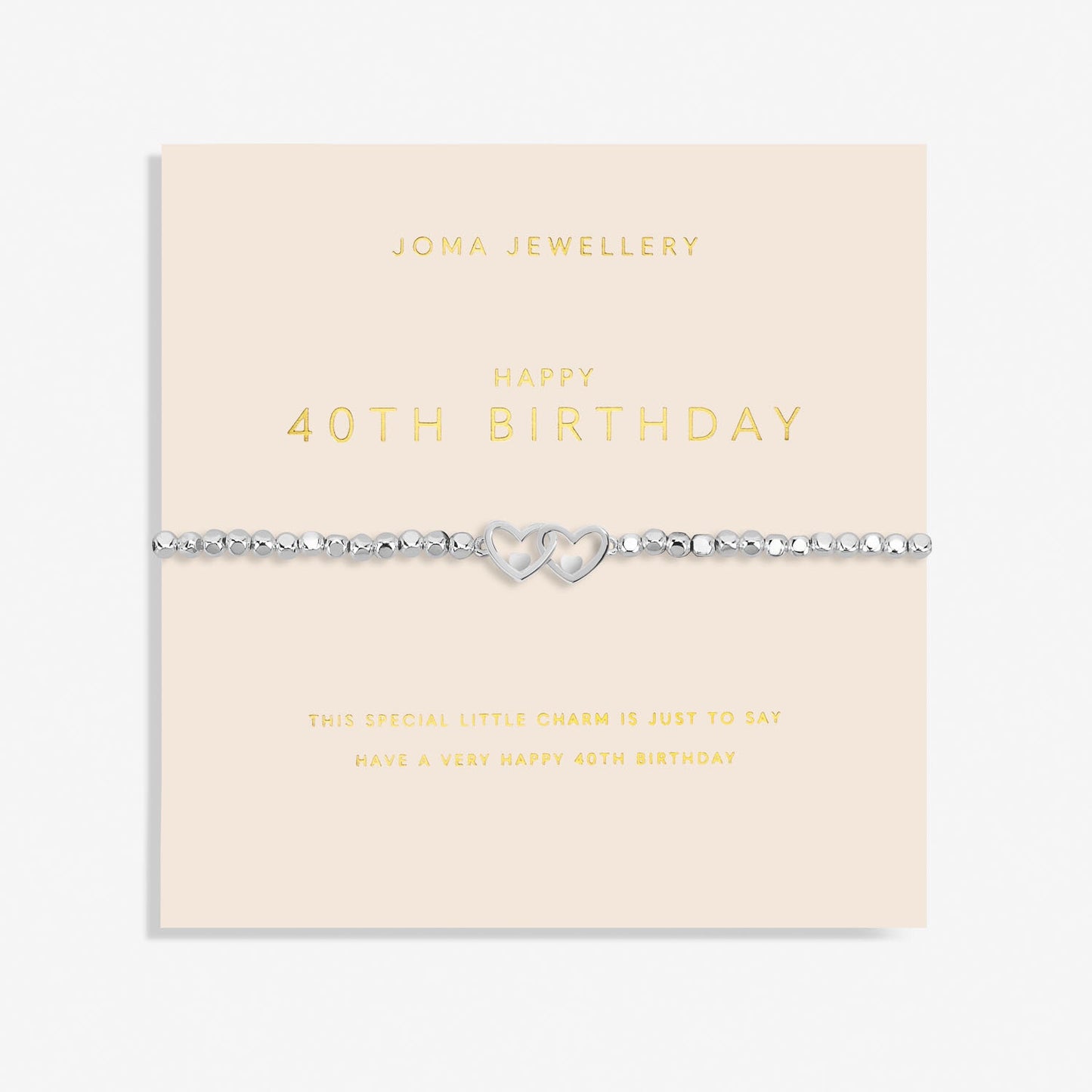Joma Jewellery Forever Yours '40th Birthday' Bracelet 6883
