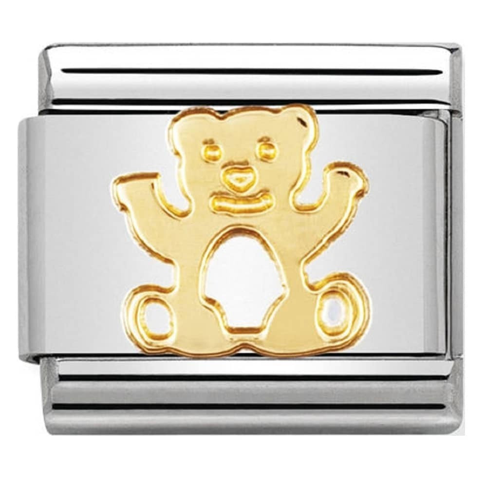 NOMINATION Gold Bear Charm 030112-11