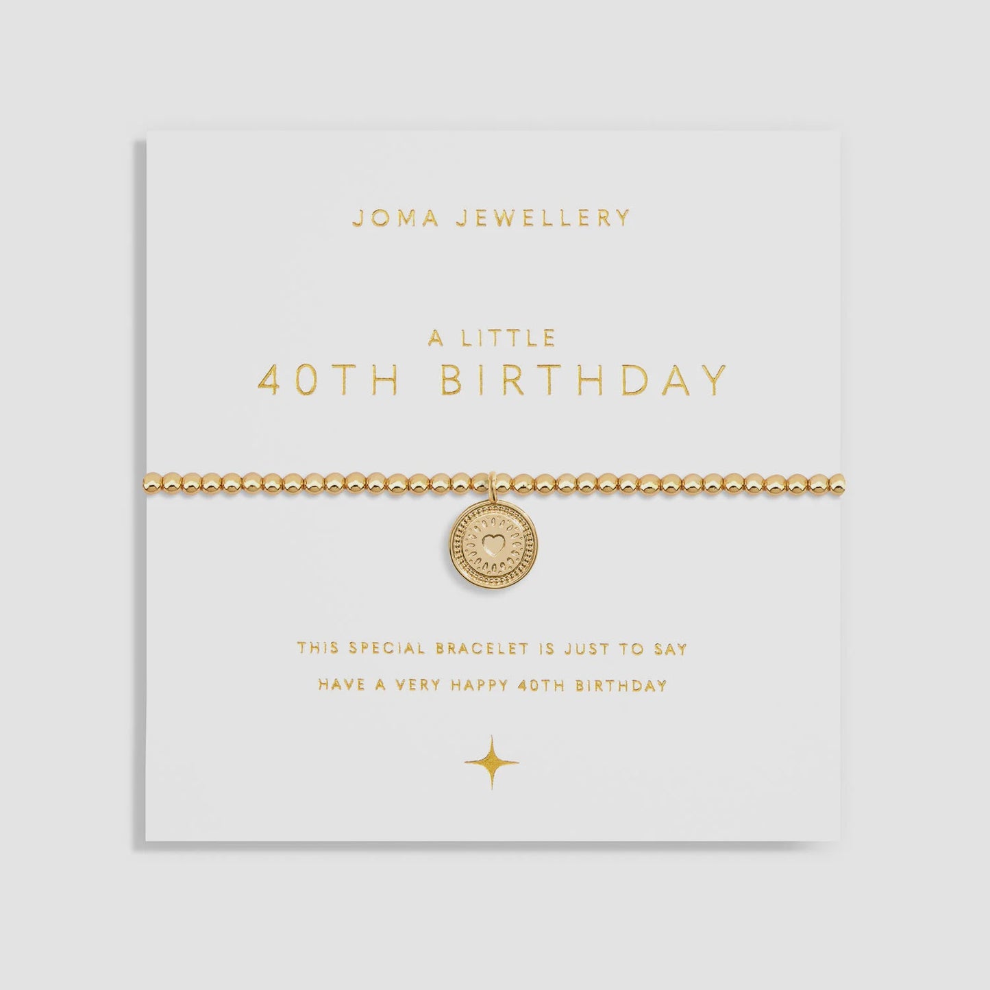 Joma Jewellery A Little '40th Birthday' Bracelet 6990