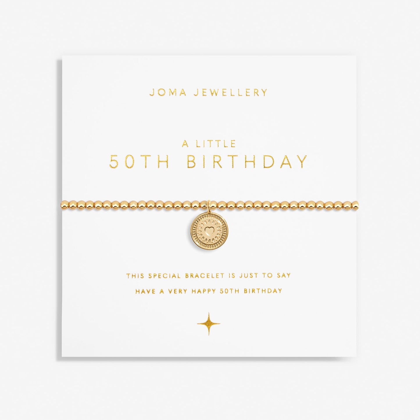 Joma Jewellery A Little '50th Birthday' Bracelet 6991