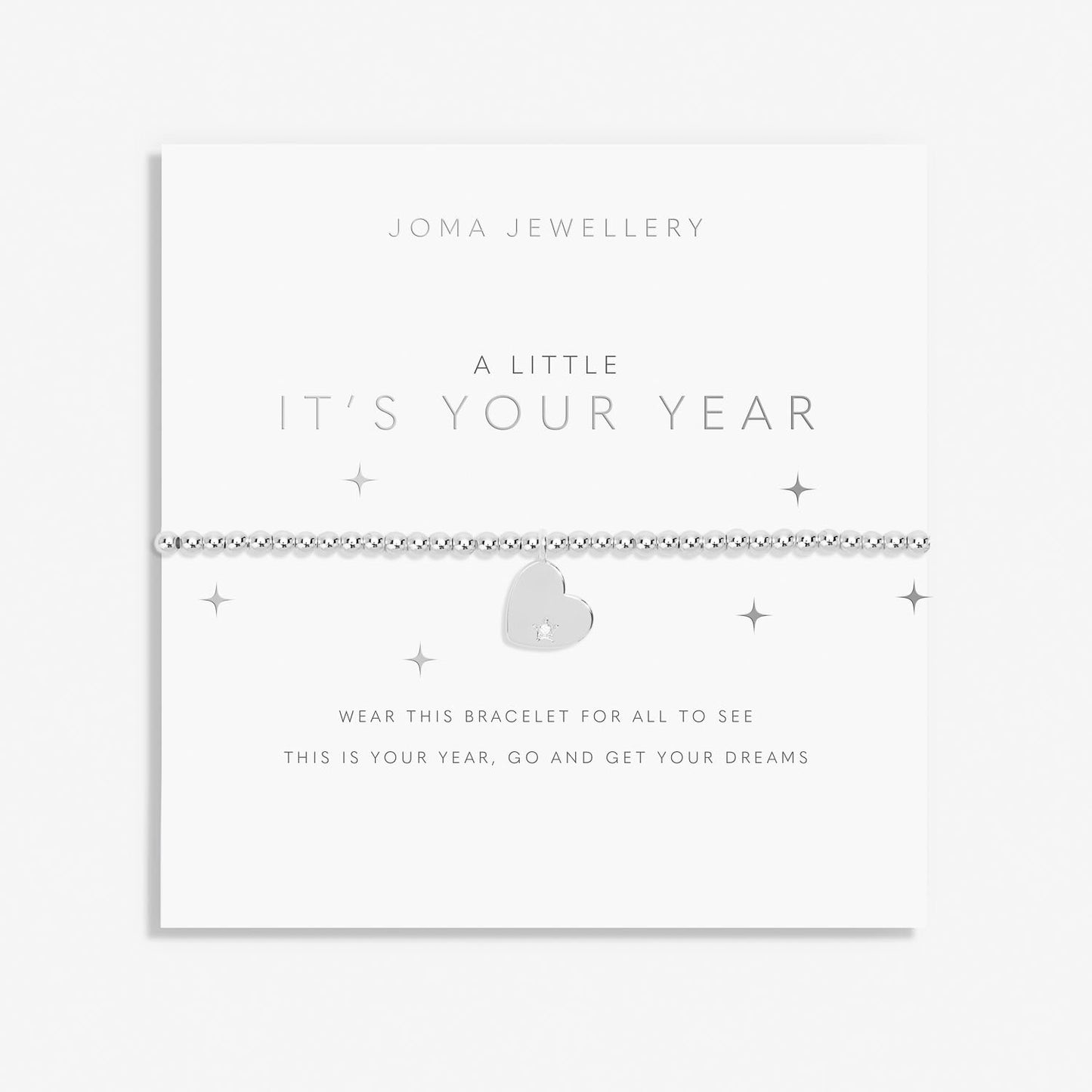 Joma Jewellery A Little 'It's Your Year' Bracelet 7017