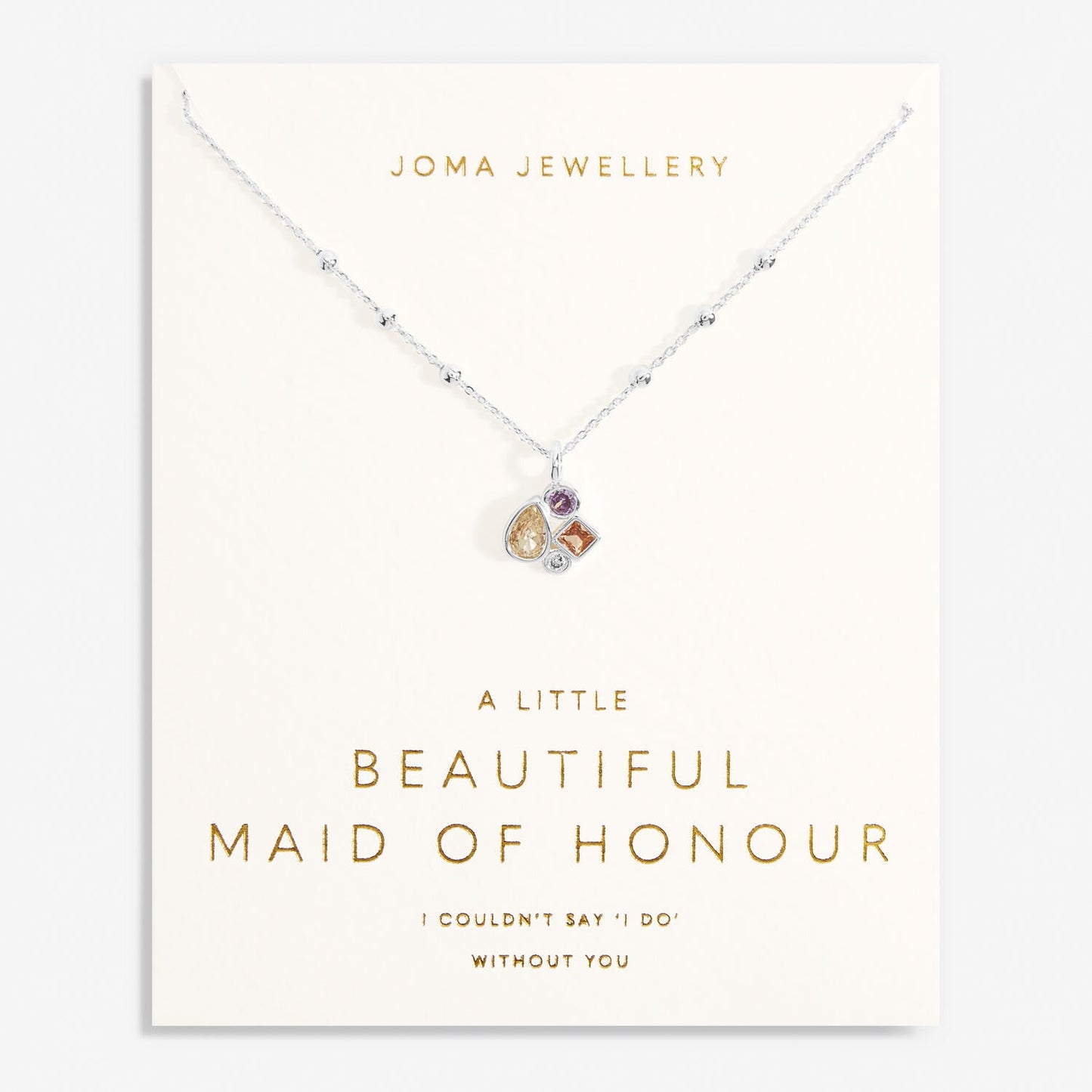 Joma Jewellery Bridal A Little 'Maid Of Honour' Necklace 7029