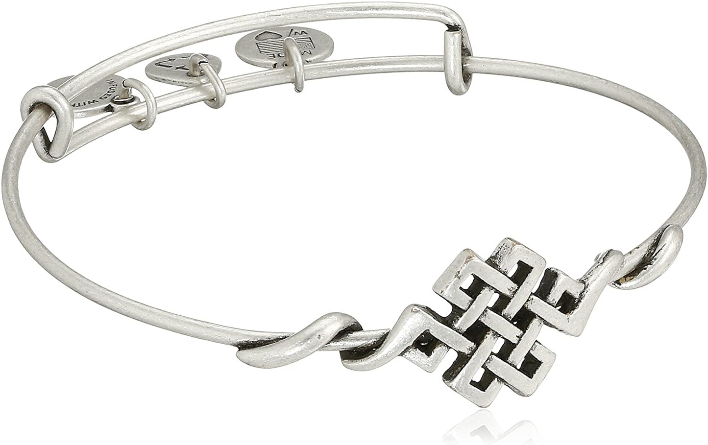 ALEX AND ANI Endless Knot Bangle A11EBW113RS