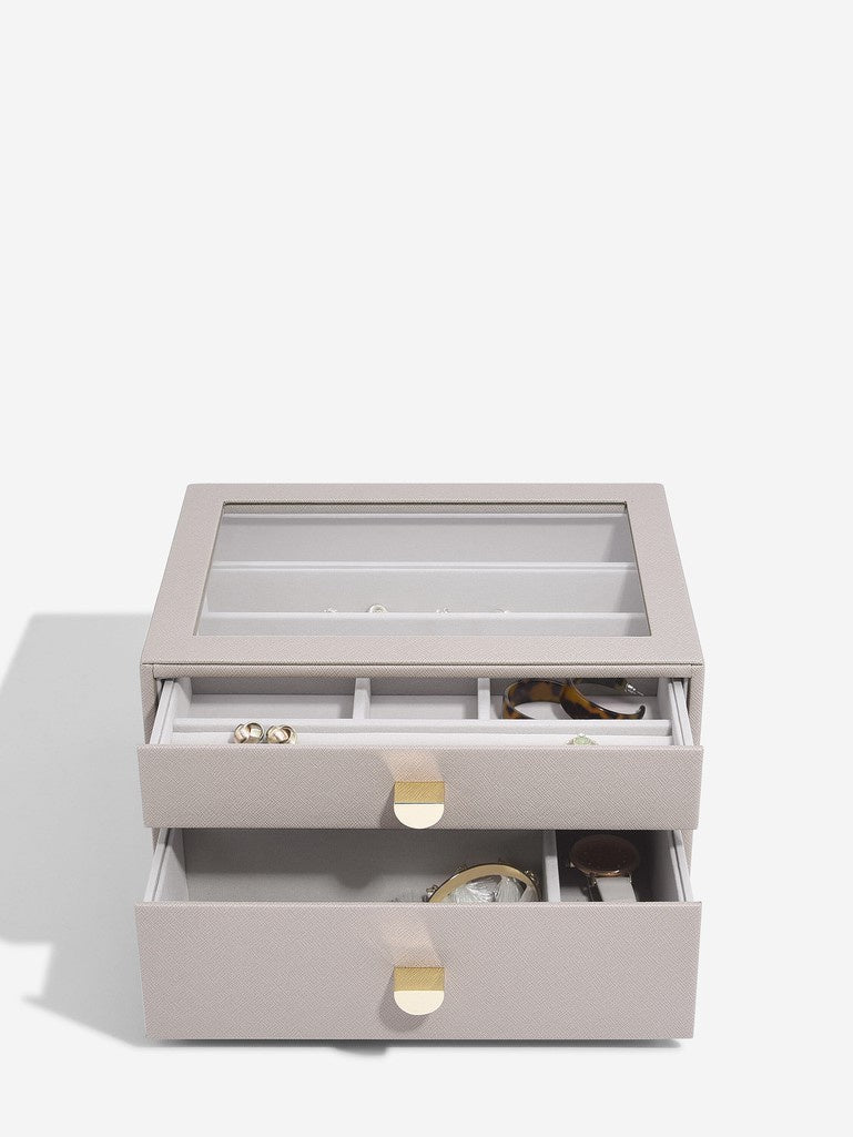 STACKERS Classic Jewellery Box with Drawers Taupe 76057