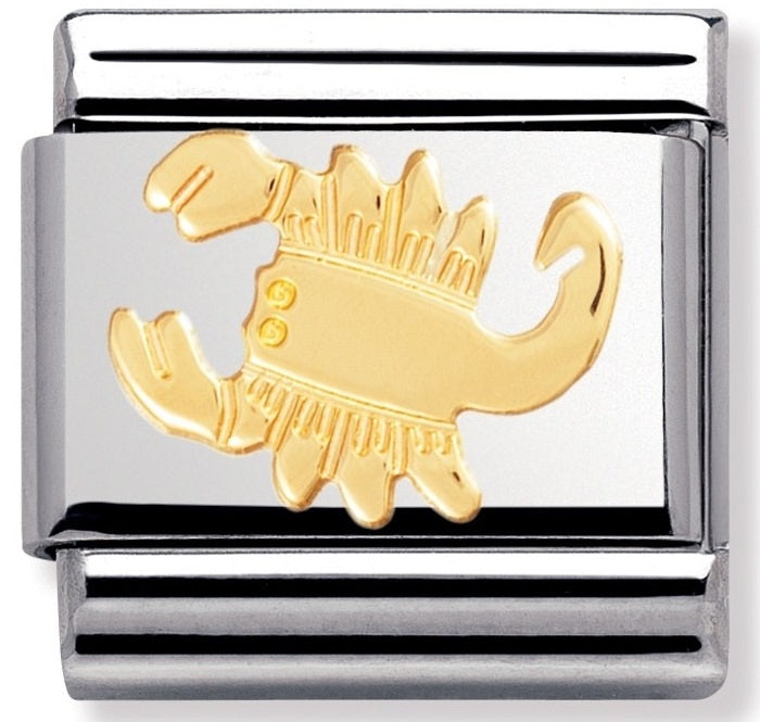 NOMINATION Gold Scorpio Charm 030104-08