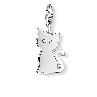 Thomas Sabo Silver Cat Charm 1014-051-14