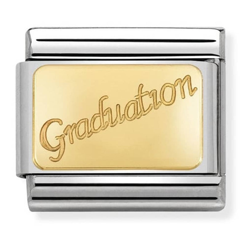 Nomination Gold Graduation Charm 030121-37