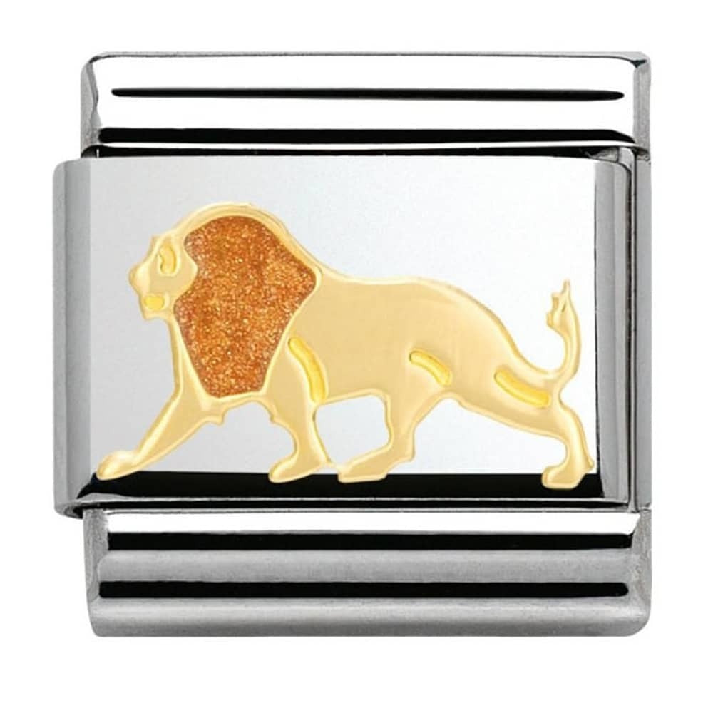 NOMINATION Gold Lion Charm 030248-15