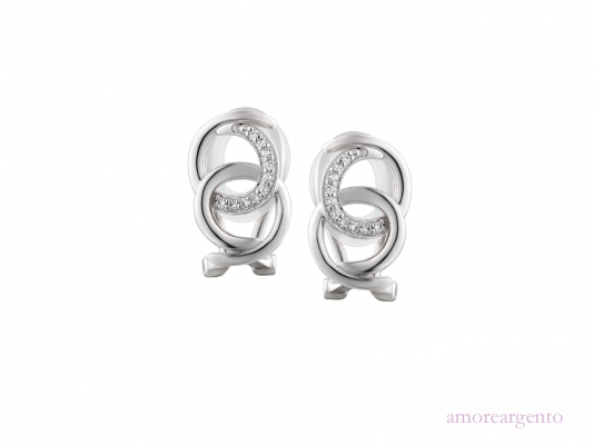 Silver Circle Earrings