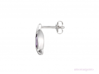 Amore Viola Earrings 9125SILAM