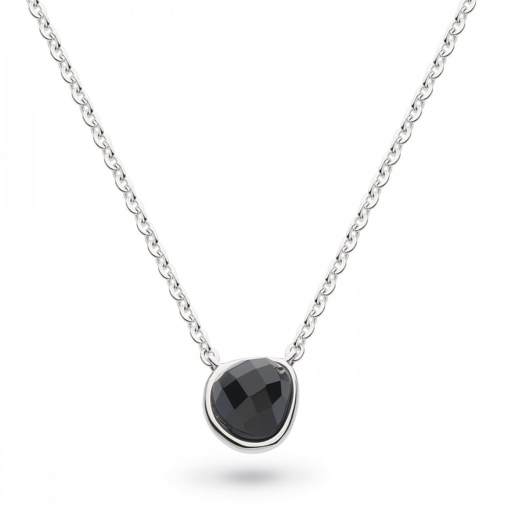 Kit Heath Coast Pebble Black Agate Mini 17 Necklace 9184BA027