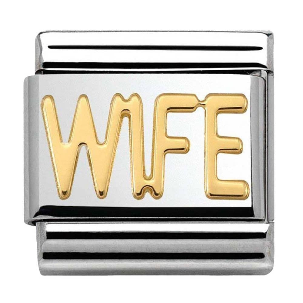 NOMINATION Gold Wife Charm 030107-23