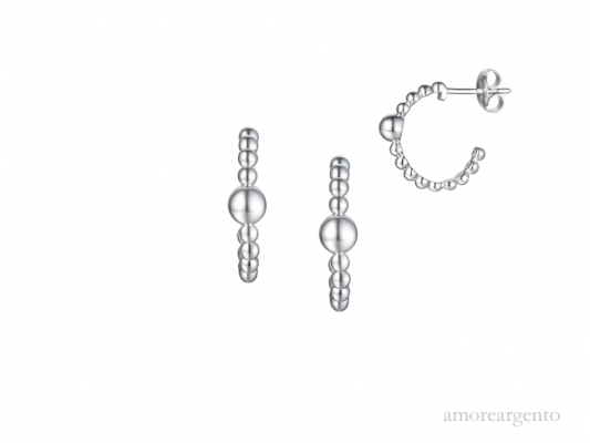 Amore Summer Time Silver Bobble Earrings 9286SIL