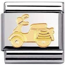 NOMINATION Gold Vespa Charm 030108-06