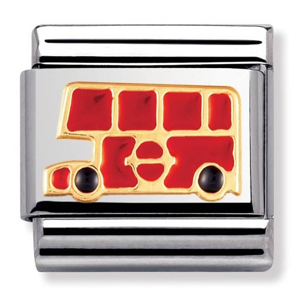 NOMINATION Gold London Bus Charm 030210-19
