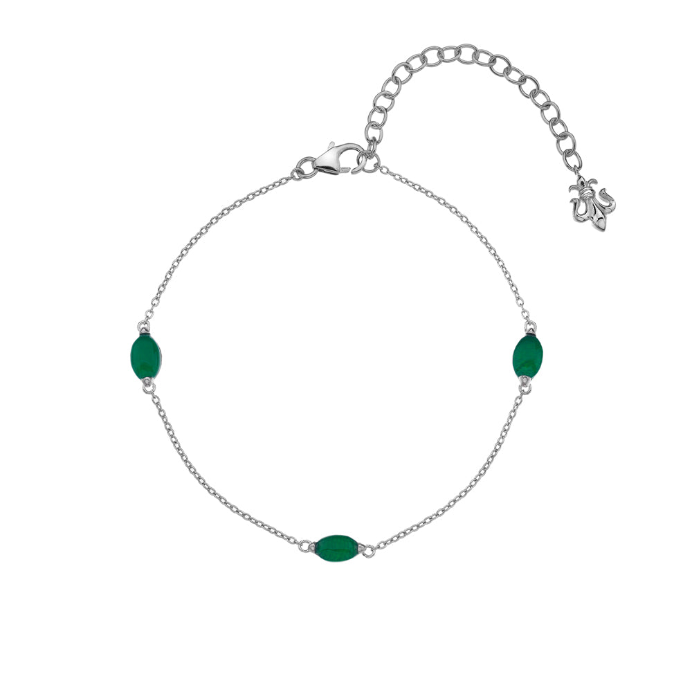 Hot Diamonds Anais Bracelet - Green Agate - May