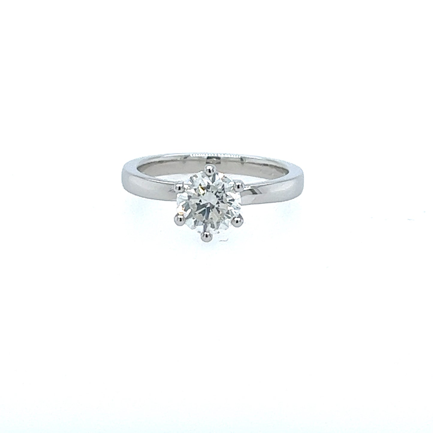 Platinum 6 Claw 1.14ct Diamond Solitaire Ring