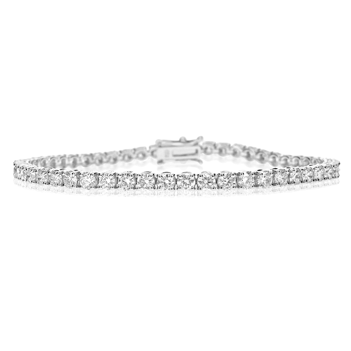 18ct Gold Diamond Line Bracelet BR400