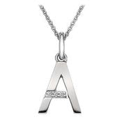 Hot Diamonds Micro-Amulets 'A' Pendant DP401