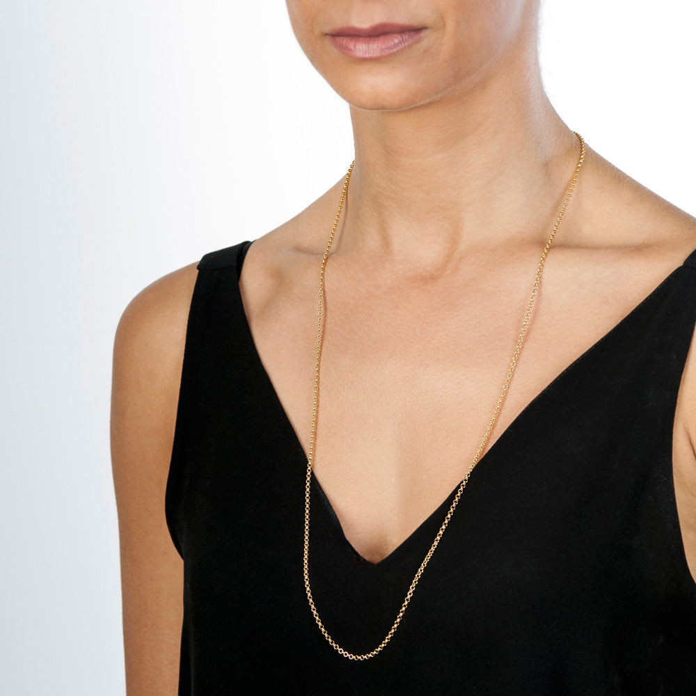 Hot Diamonds Emozioni 30" Belcher Yellow Plated Chain CH011