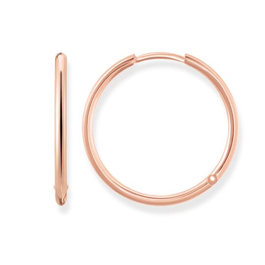 Thomas Sabo Large Hoop RGP Earrings CR610-415-12