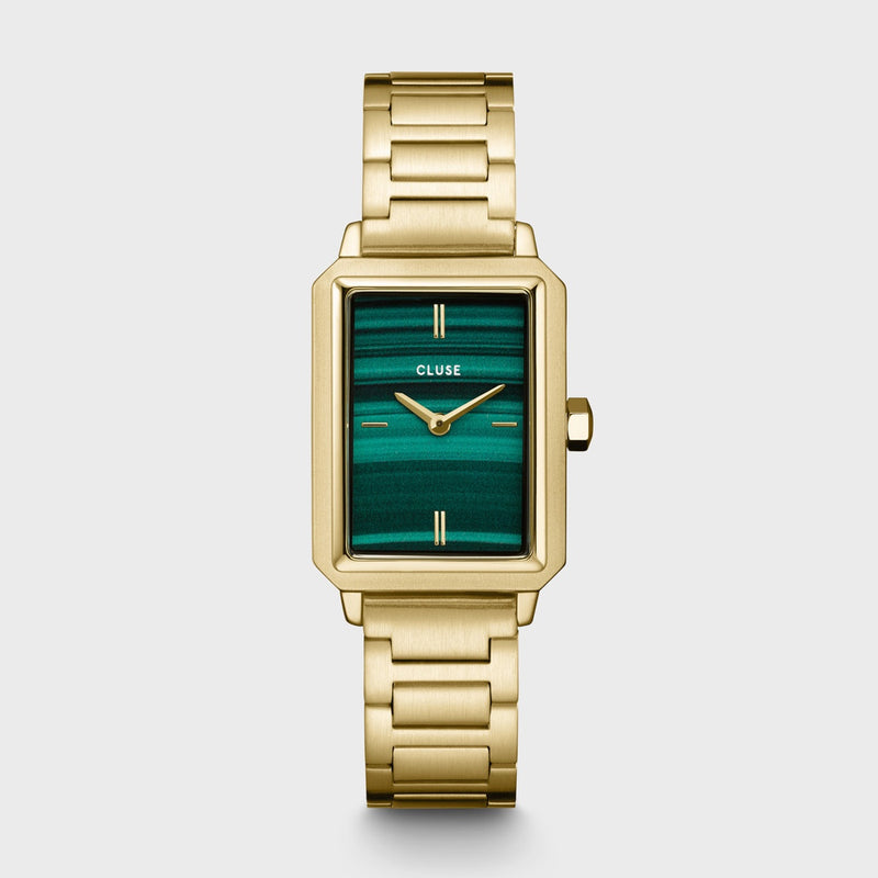 Cluse Fluette Green dial Gold Watch CW11502