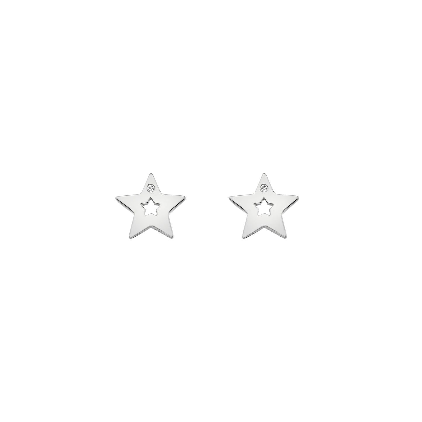 Hot Diamonds Diamond Amulet Star Earrings DE587