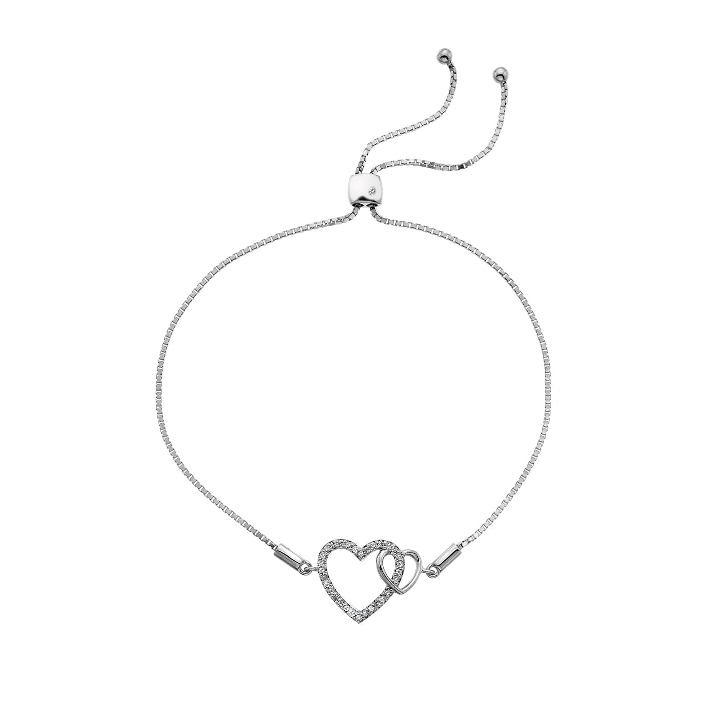 Hot Diamonds Togetherness Open Heart Bracelet DL589