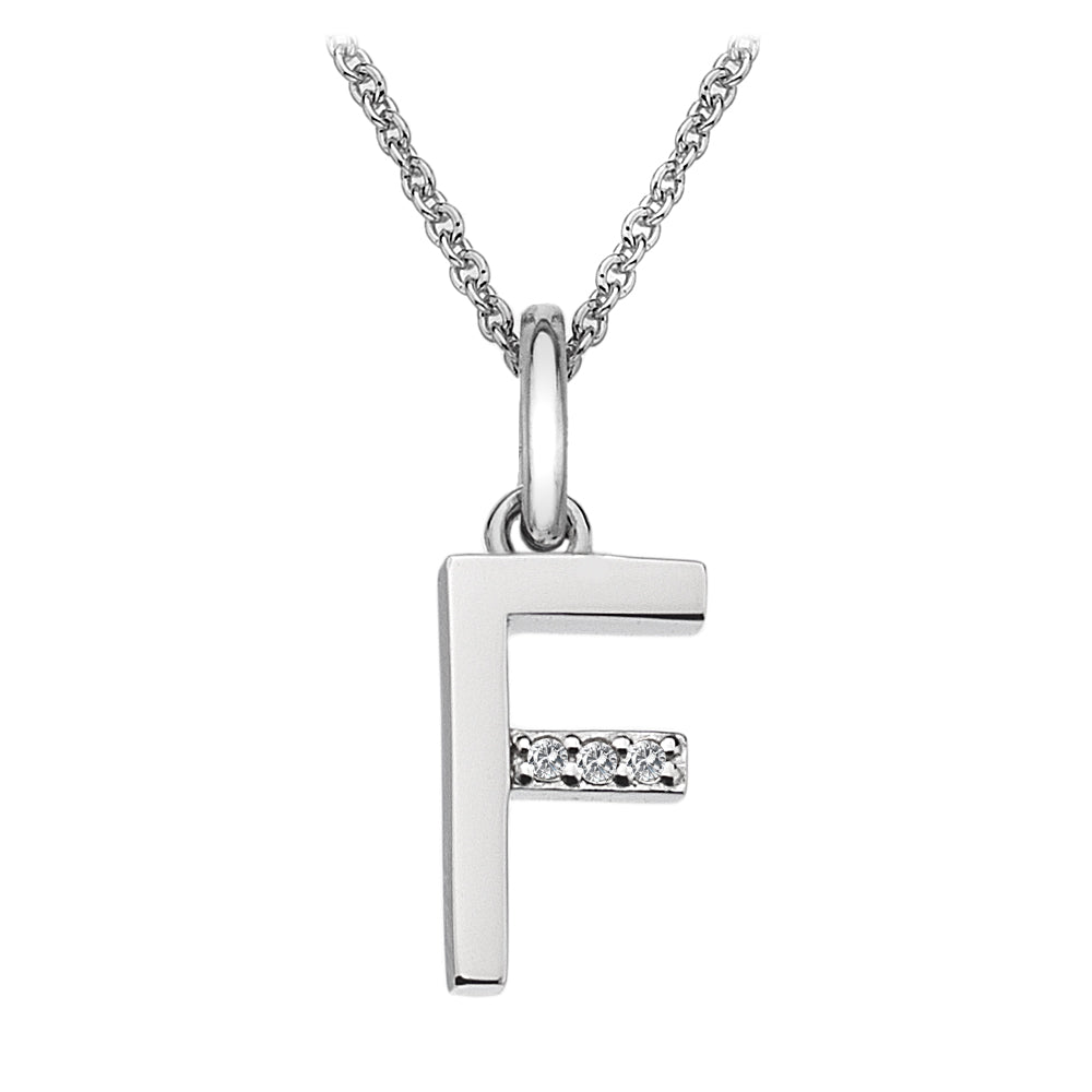Hot Diamonds Micro F Pendant DP406