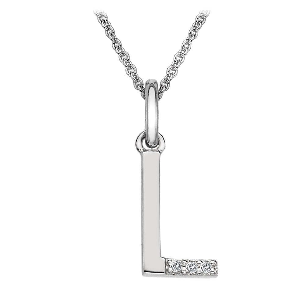 Hot Diamonds Initials Pendant: L