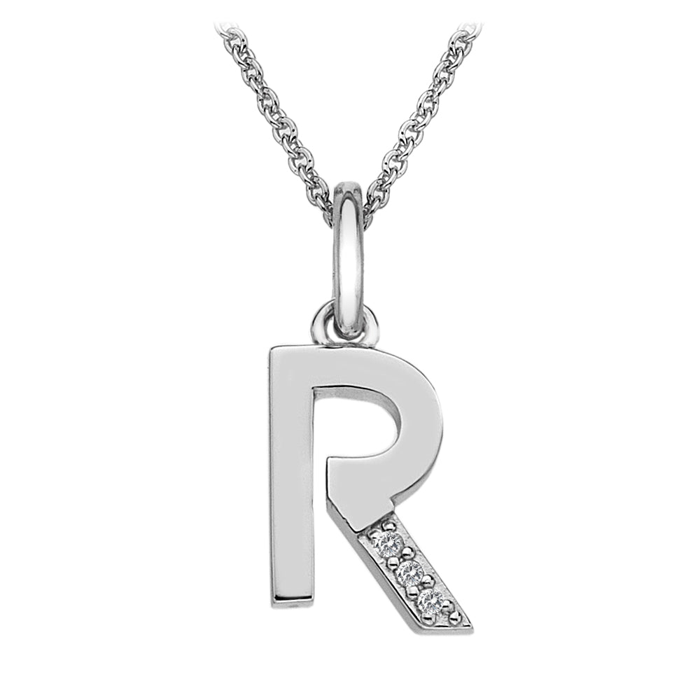 Hot Diamonds Initials Pendant: R
