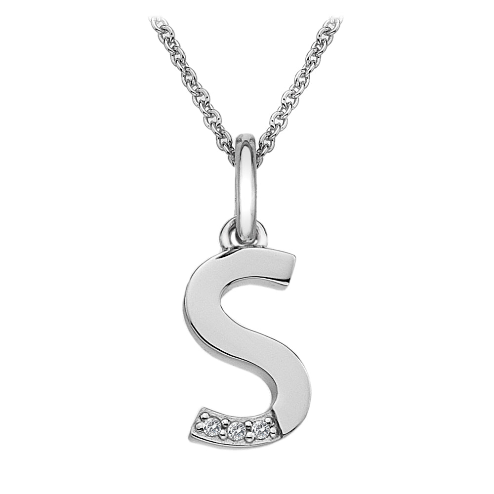 Hot Diamonds Initials Pendant: S