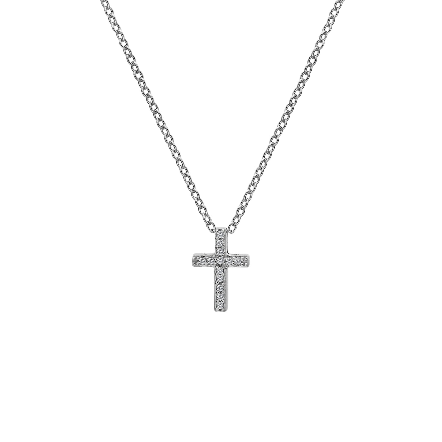 Hot Diamonds Sterling Silver Cross Micro Bliss Pendant DP696
