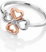 Hot Diamonds Lucky in Love Two Tone Ring DR216