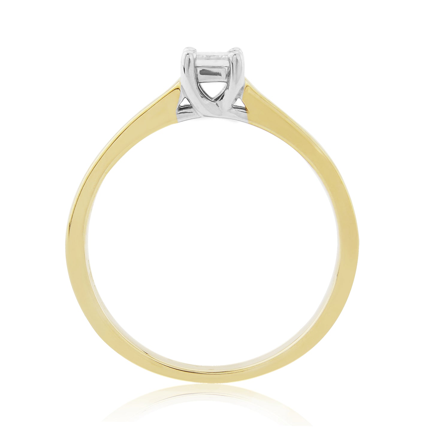 9ct Gold Diamond Solitaire Ring