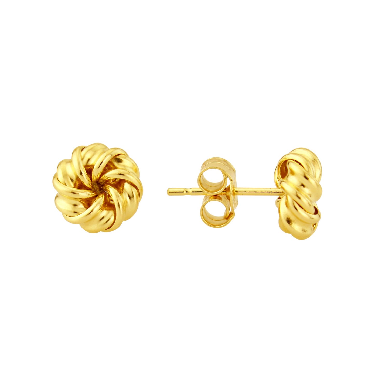 9ct Gold Knot Stud Earrings