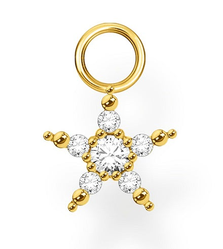 Thomas Sabo Yellow Gold Star Earring Pendant EP002-414-14