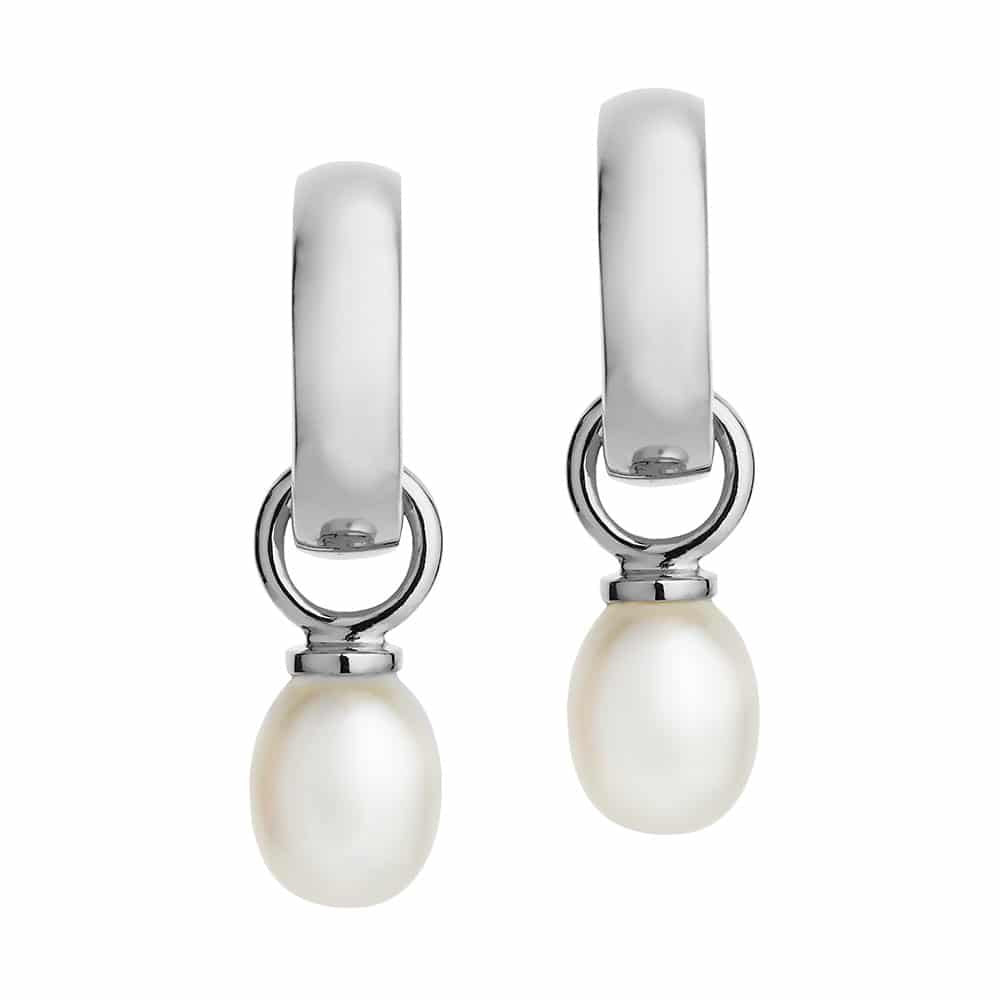 Jersey Pearl Viva Earrings VIVAE-R - Red