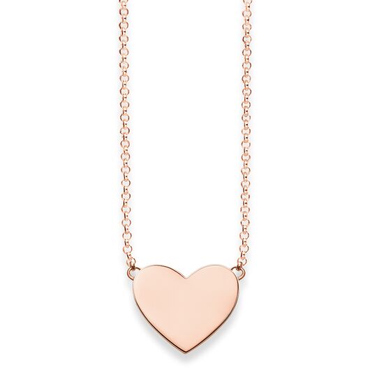 Thomas Sabo Glam & Soul Rose Heart Necklace KE1395-415-12-L42V
