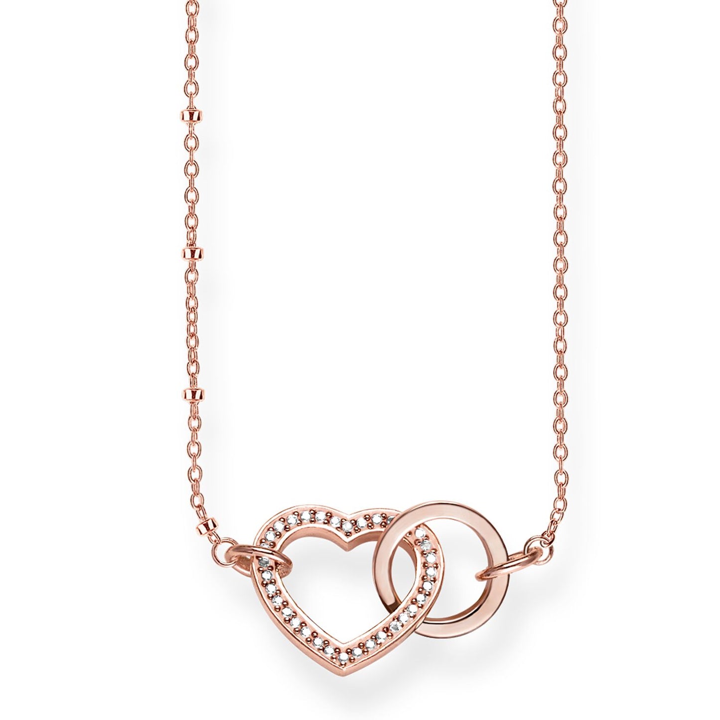 Thomas Sabo Together Forever Heart Necklace KE1731-416-14-L50v