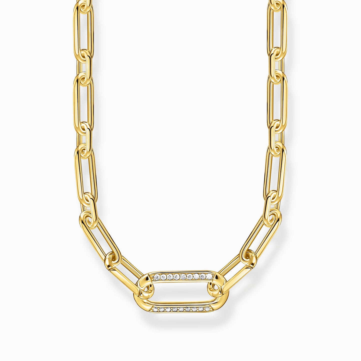 Thomas Sabo Links Necklace Yellow Gold Plated KE2110-414-14-L45V