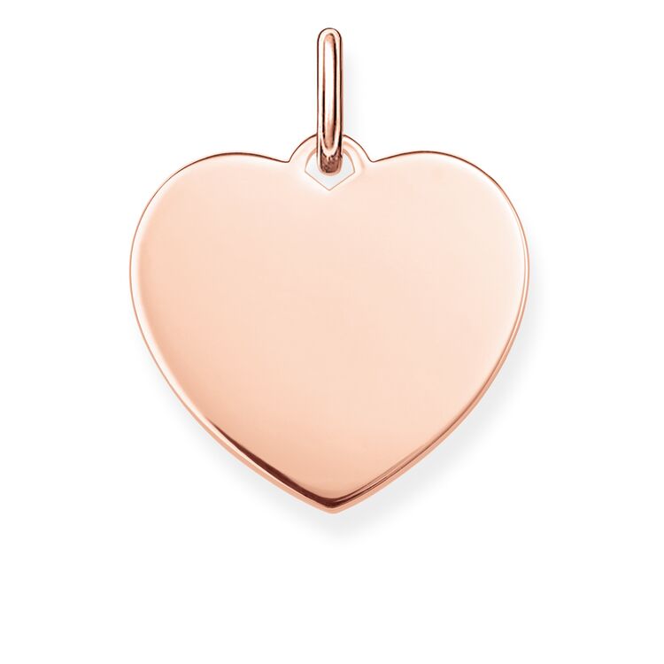 Thomas Sabo Rose Gold Plated Heart Pendant LBPE0017-415-12
