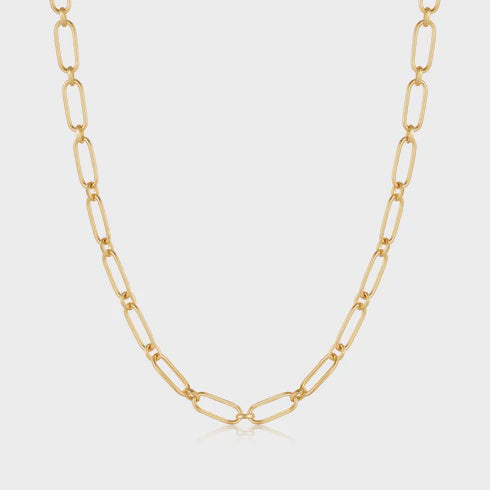 Ania Haie Gold Cable Connect Chunky Chain Necklace N046-02G