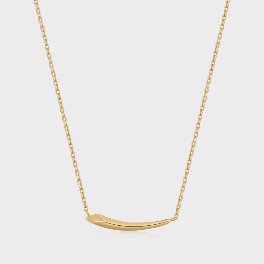 Ania Haie Gold Arrow Bar Necklace N049-01G