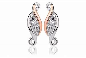Clogau Past Present Future Stud Earrings 3SPPFE